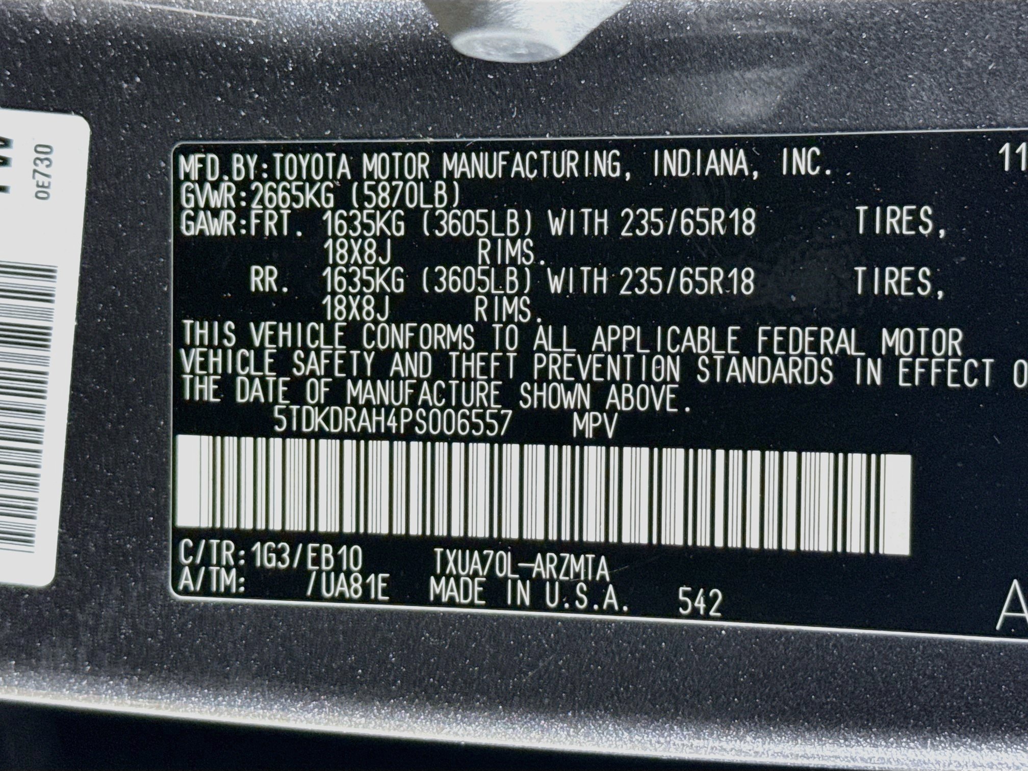 Used 2023 Toyota Highlander XLE FWD image 40