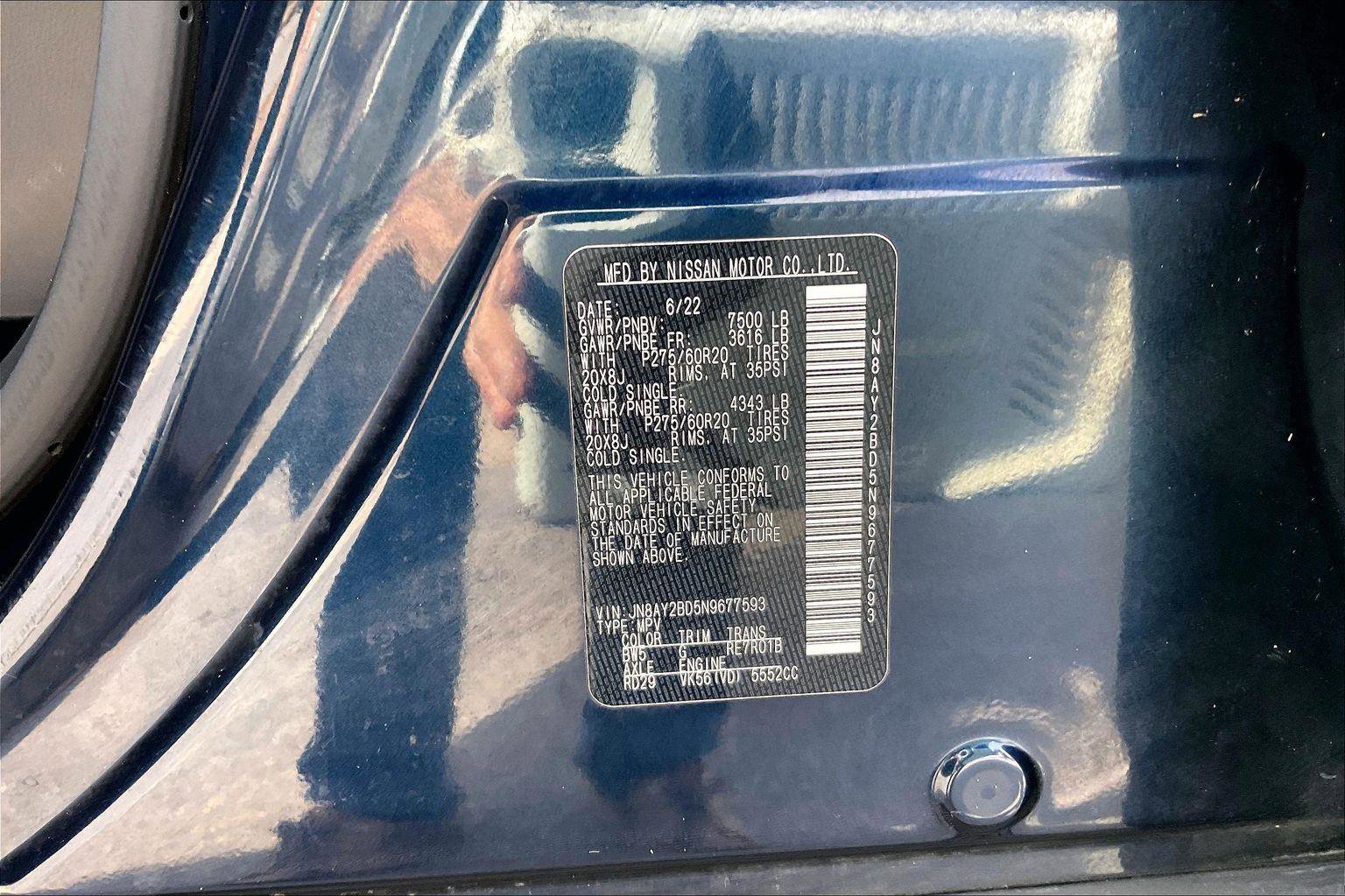 Used 2022 Nissan Armada SL AWD/4WD image 35