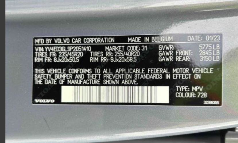 Used 2023 Volvo C40 P8 Recharge Plus w/ Climate Package AWD/4WD image 22