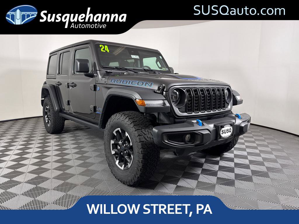 Used 2024 Jeep Wrangler Unlimited Rubicon 4xe image 1