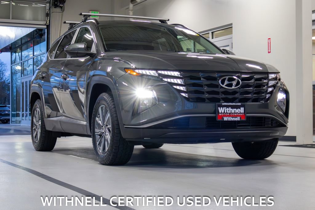 Certified 2022 Hyundai Tucson Blue image 2