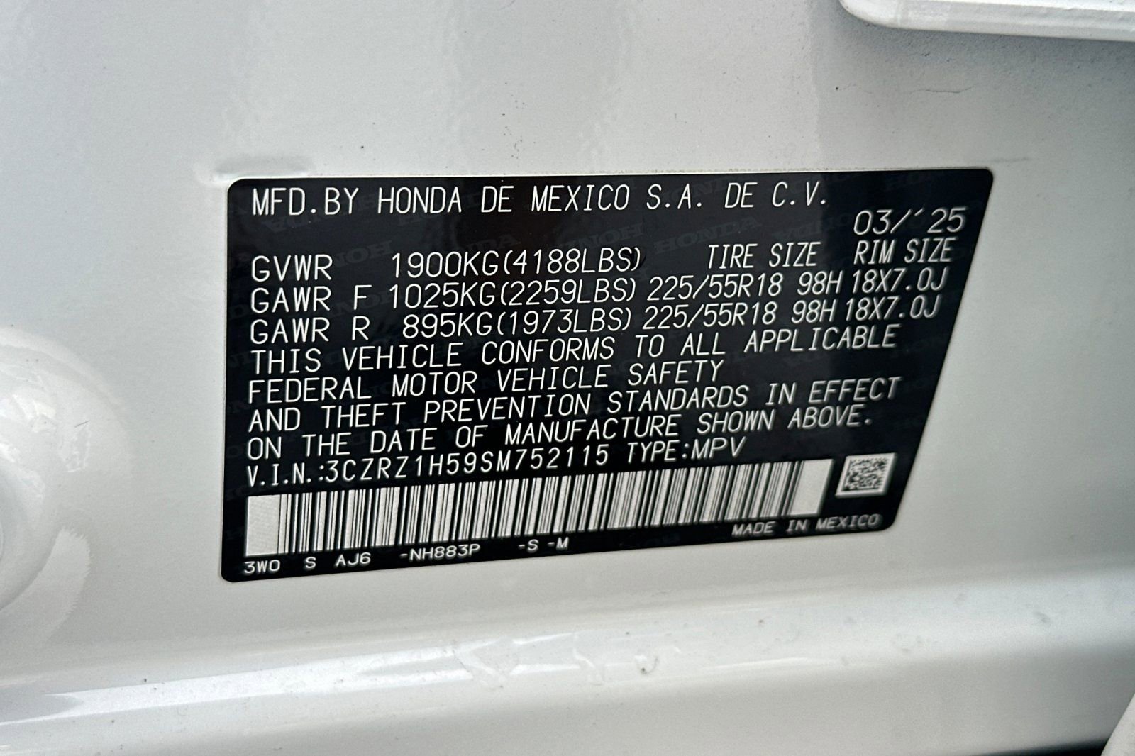 Used 2025 Honda HR-V Sport image 29