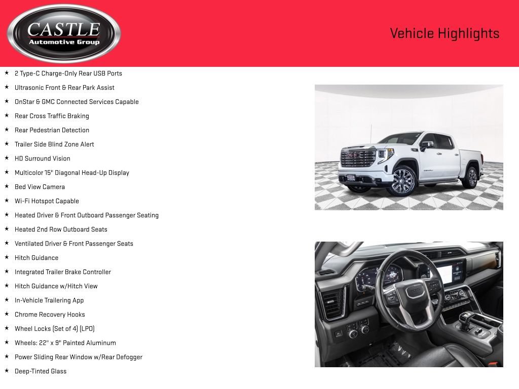 Used 2023 GMC Sierra 1500 Denali w/ Denali Reserve Package AWD/4WD image 24