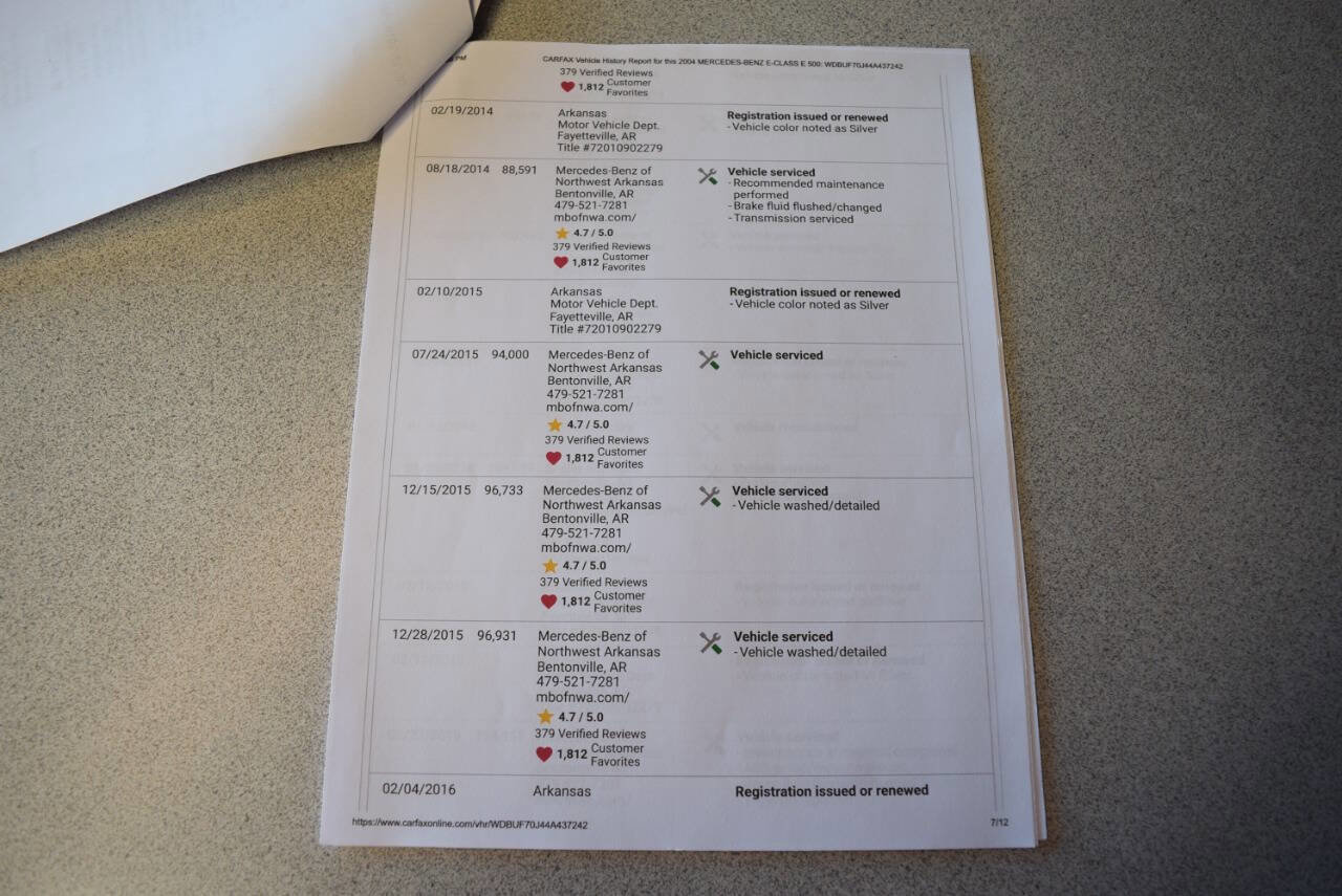 Used 2004 Mercedes-Benz E 500 Sedan image 76