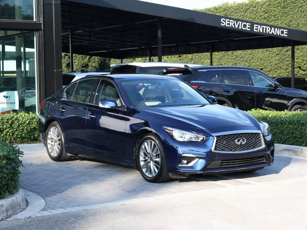 Used 2022 INFINITI Q50 Luxe w/ Cargo Package image 2