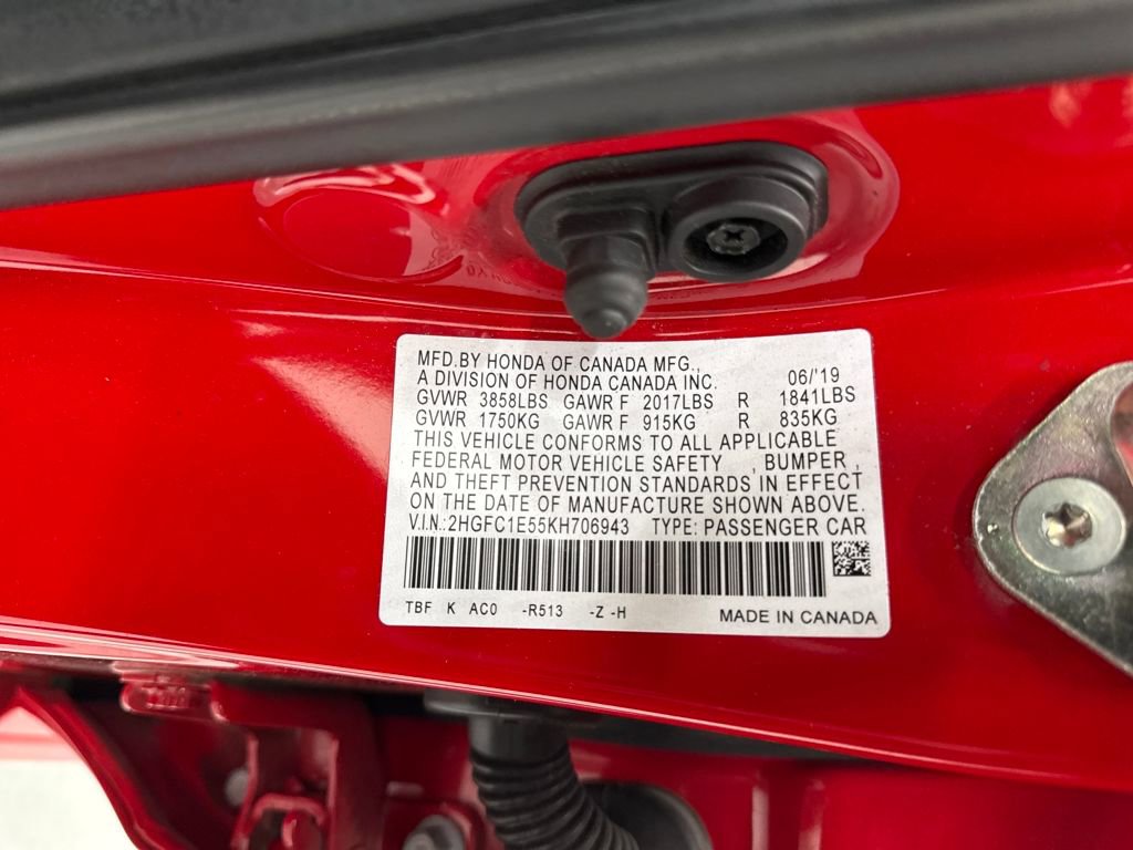 Used 2019 Honda Civic Si image 31