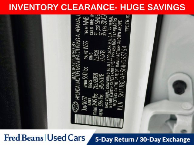 Used 2022 Hyundai Santa Cruz SEL AWD/4WD image 36