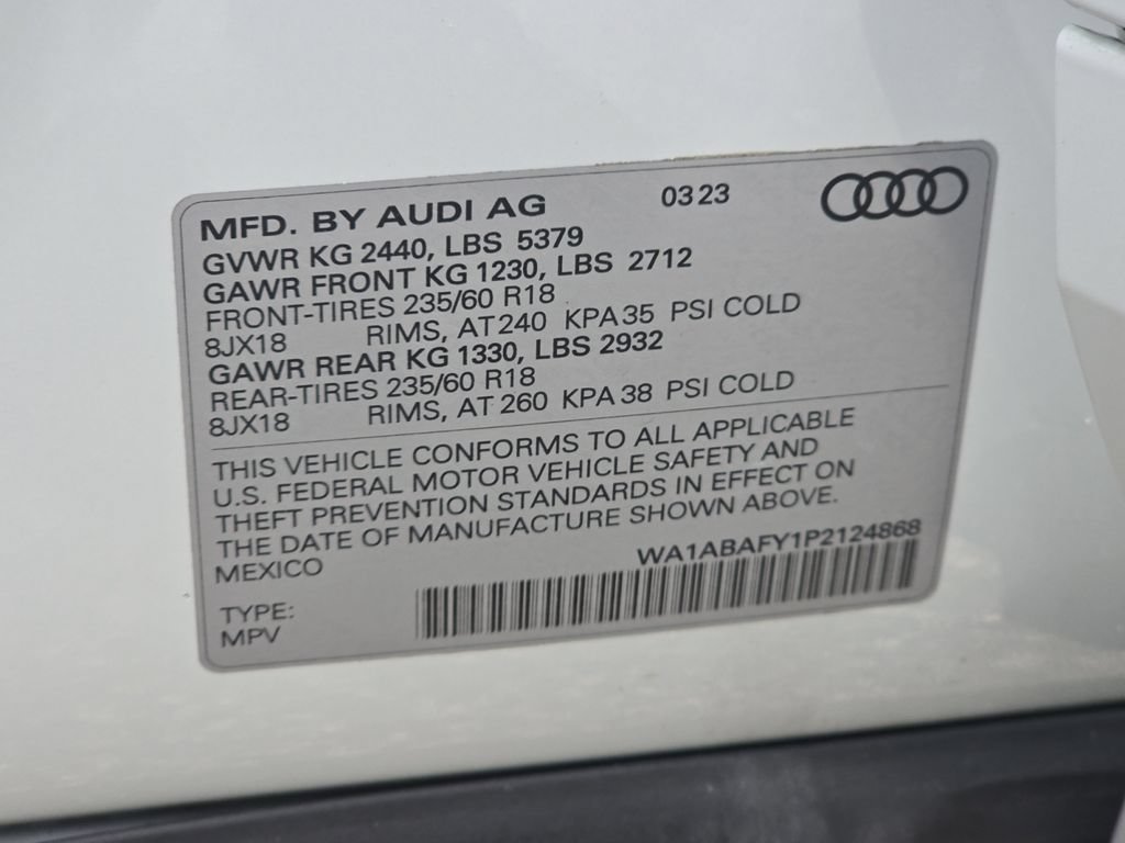 Used 2023 Audi Q5 2.0T Premium w/ Convenience Package AWD/4WD image 32
