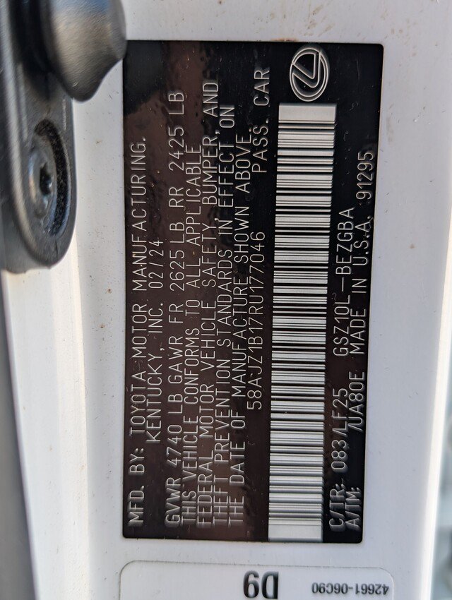 Used 2024 Lexus ES 350 F Sport w/ Accessory Package (Z2) FWD image 32