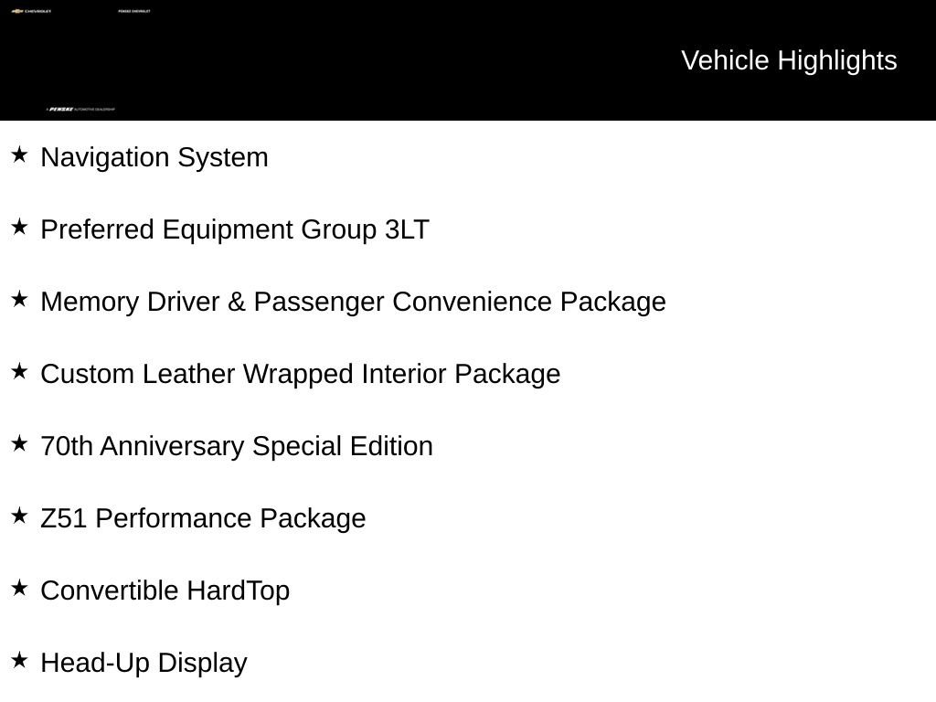 Used 2023 Chevrolet Corvette Stingray Premium Conv w/ Z51 Performance Package RWD image 5