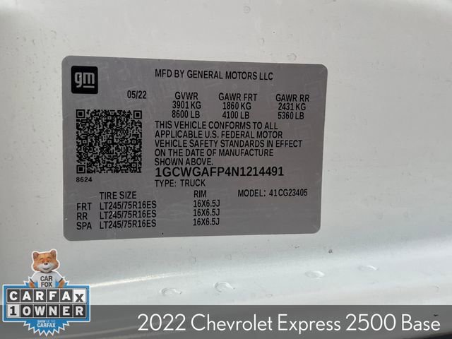 Used 2022 Chevrolet Express 2500 w/ Driver Convenience Package image 39