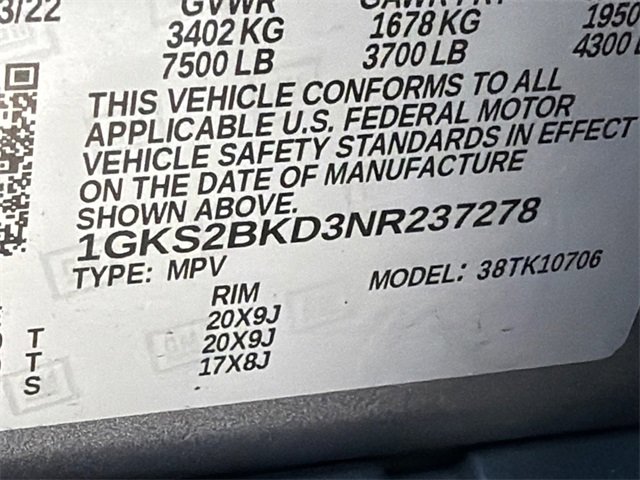 Used 2022 GMC Yukon SLT w/ SLT Premium Package image 34