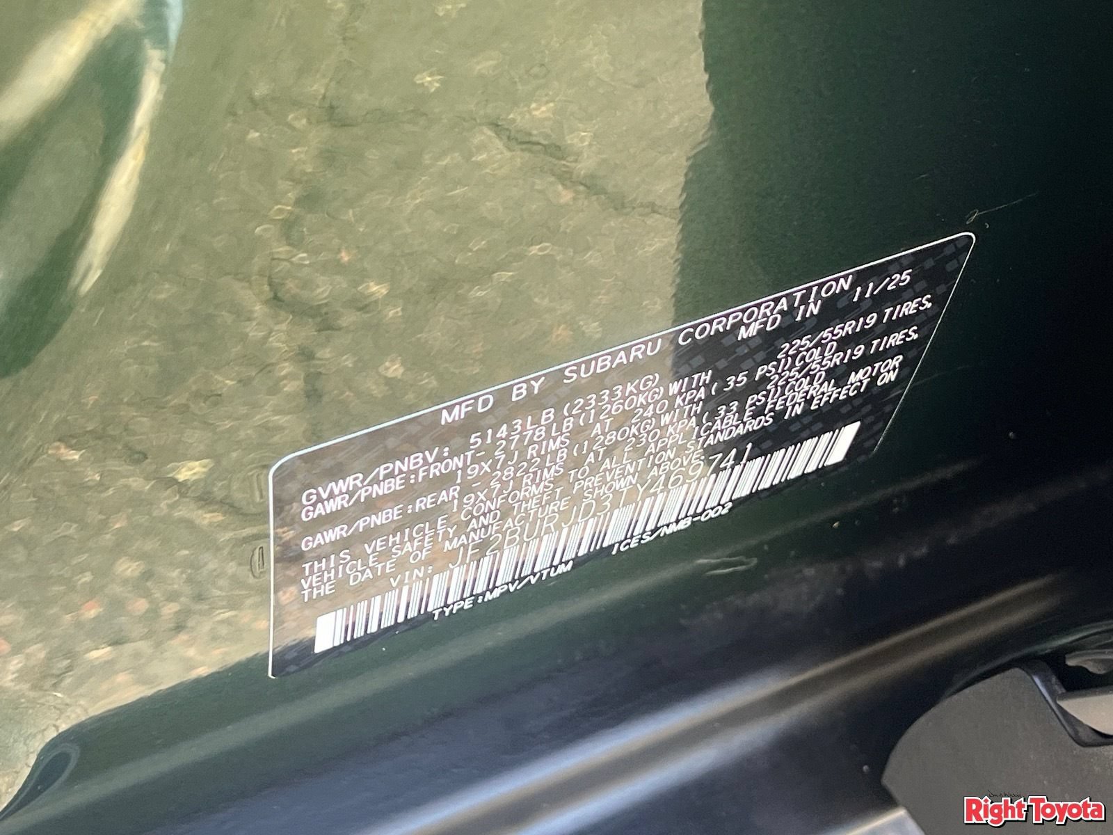 Used 2026 Subaru Outback Touring XT AWD/4WD image 34