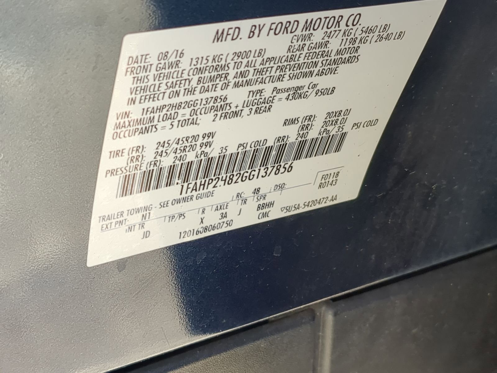 Used 2016 Ford Taurus SEL w/ Equipment Group 201A image 36