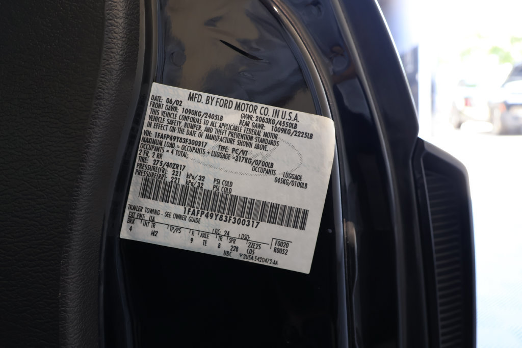 Used 2003 Ford Mustang Cobra RWD image 30