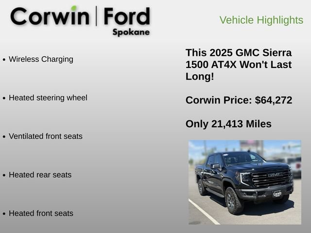 Used 2025 GMC Sierra 1500 AT4X AWD/4WD image 12