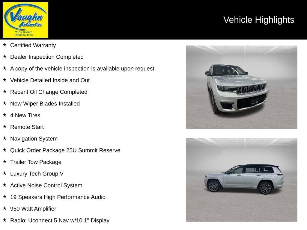 Used 2021 Jeep Grand Cherokee L Summit AWD/4WD video 2