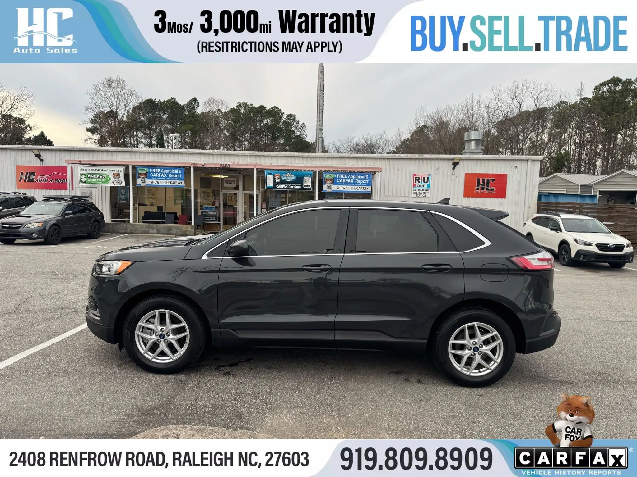 Used 2021 Ford Edge SEL w/ Cargo Accessory Package image 2