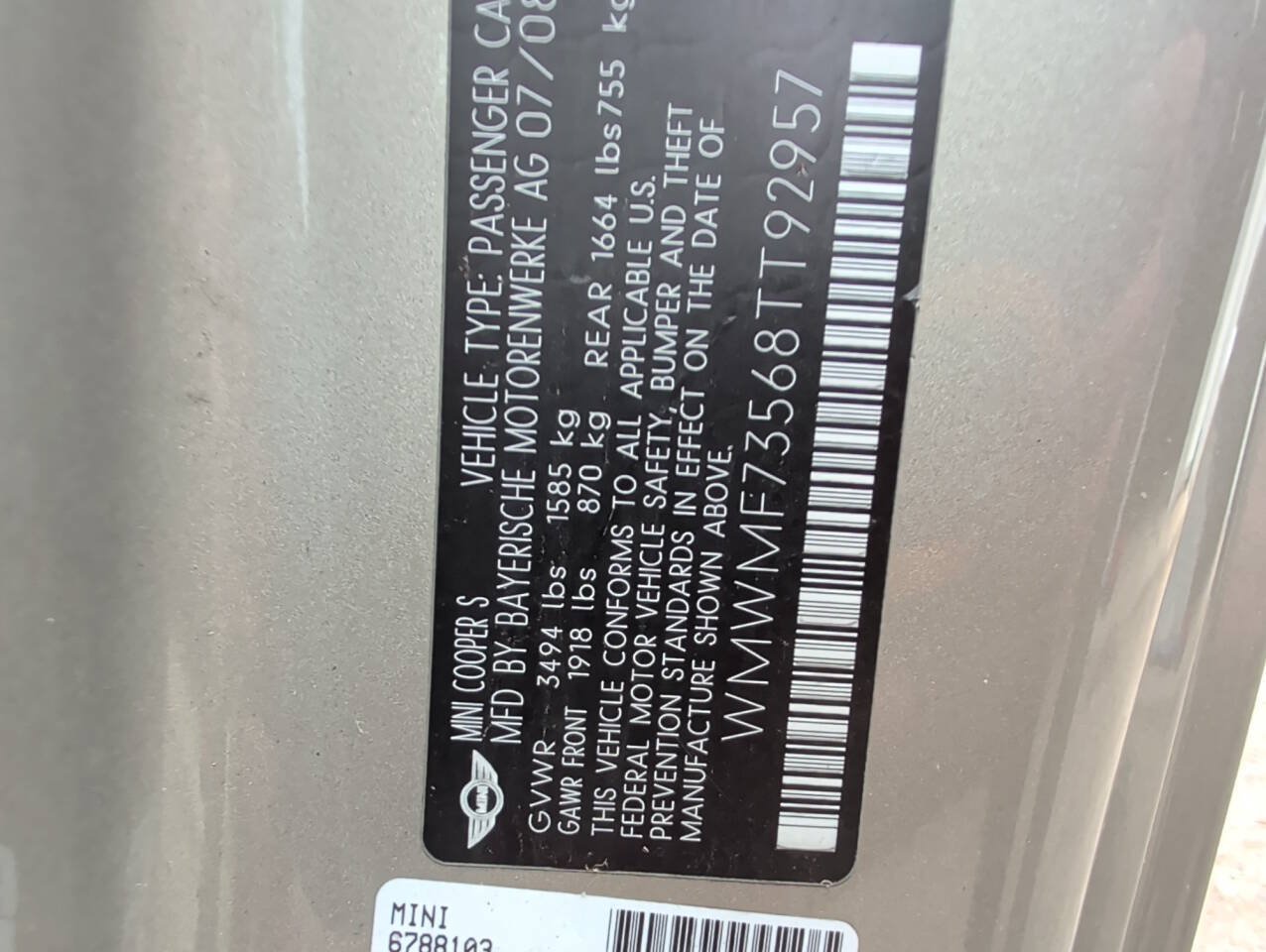 Used 2008 MINI Cooper S FWD image 41