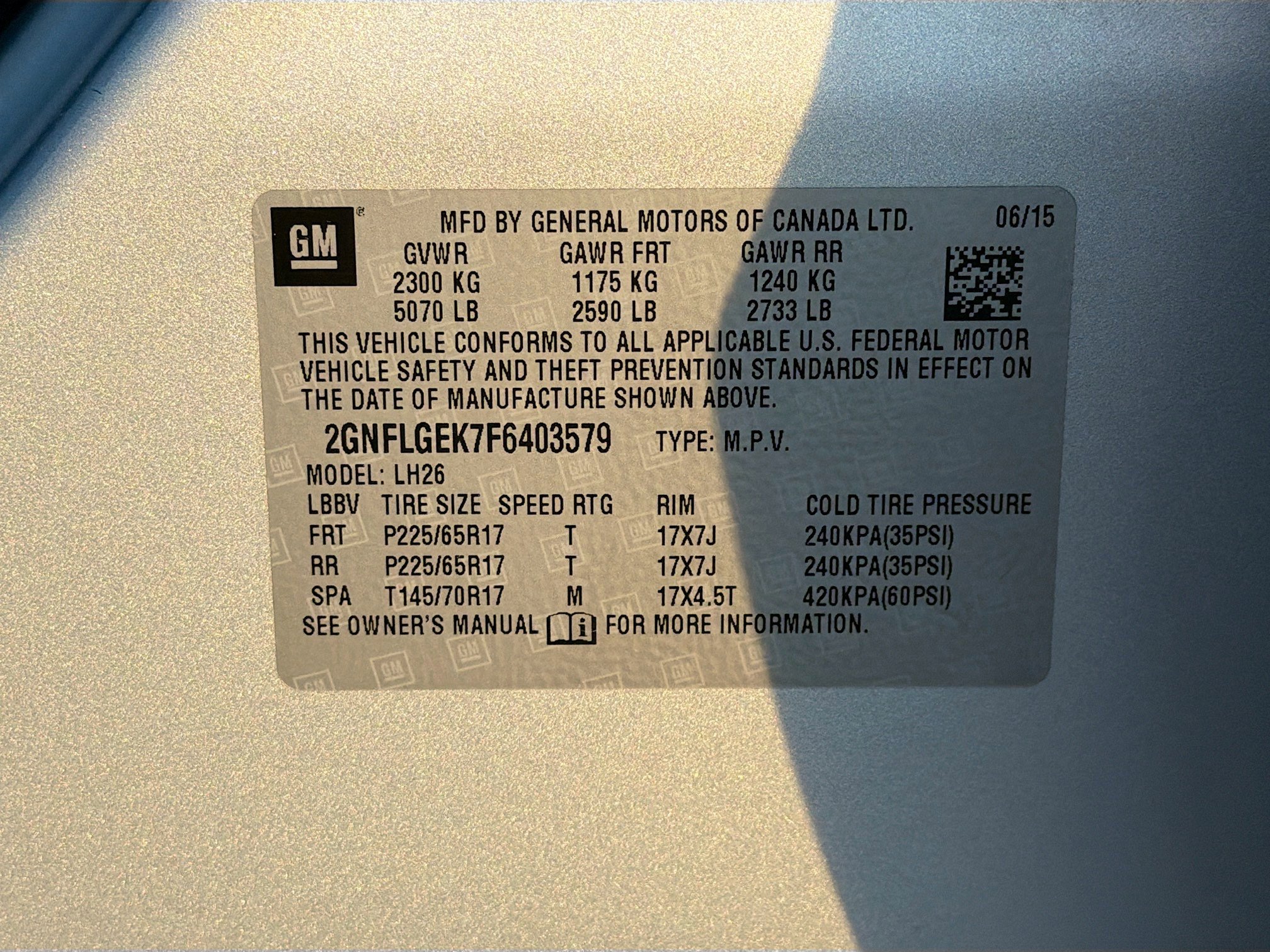 Used 2015 Chevrolet Equinox LT w/ Safety Package AWD/4WD image 12