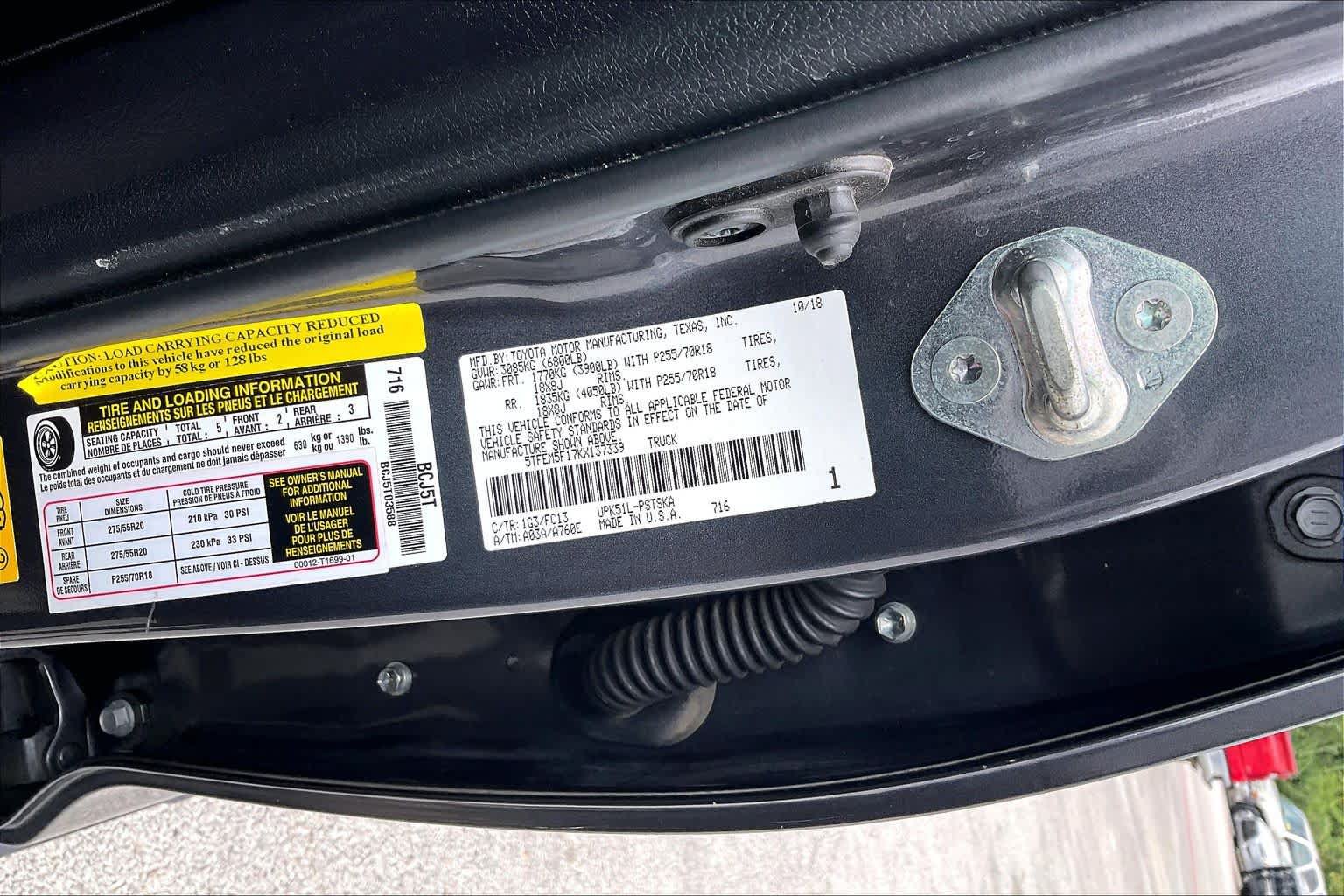 Used 2019 Toyota Tundra SR5 w/ SR5 Upgrade Package RWD image 33