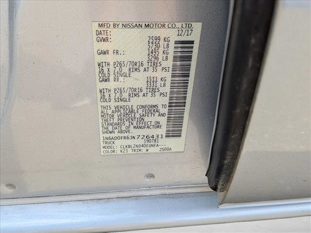 Used 2018 Nissan Frontier SV RWD image 24