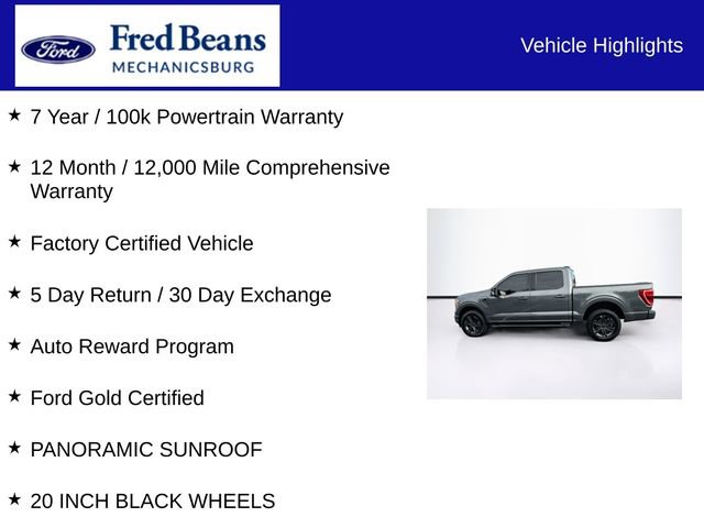 Certified 2023 Ford F150 XLT w/ Equipment Group 302A High AWD/4WD image 7