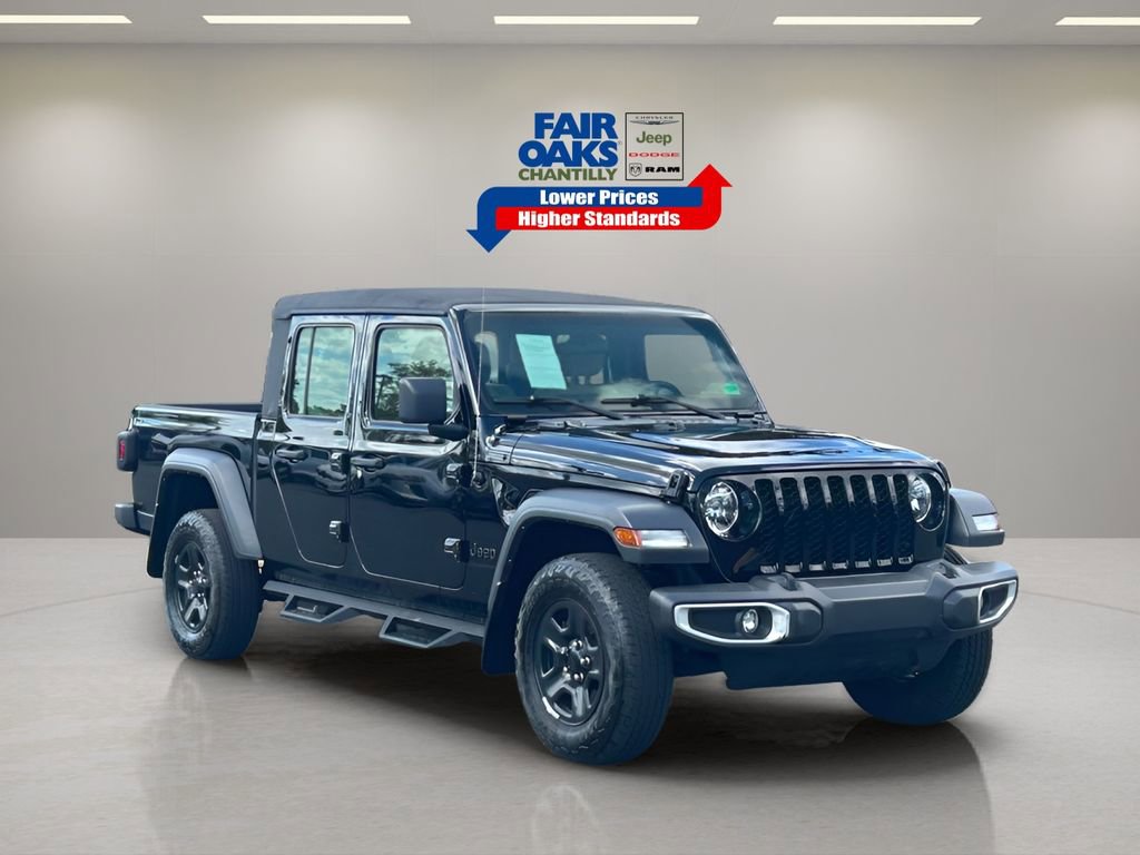 Certified 2023 Jeep Gladiator Sport w/ Trailer Tow Package