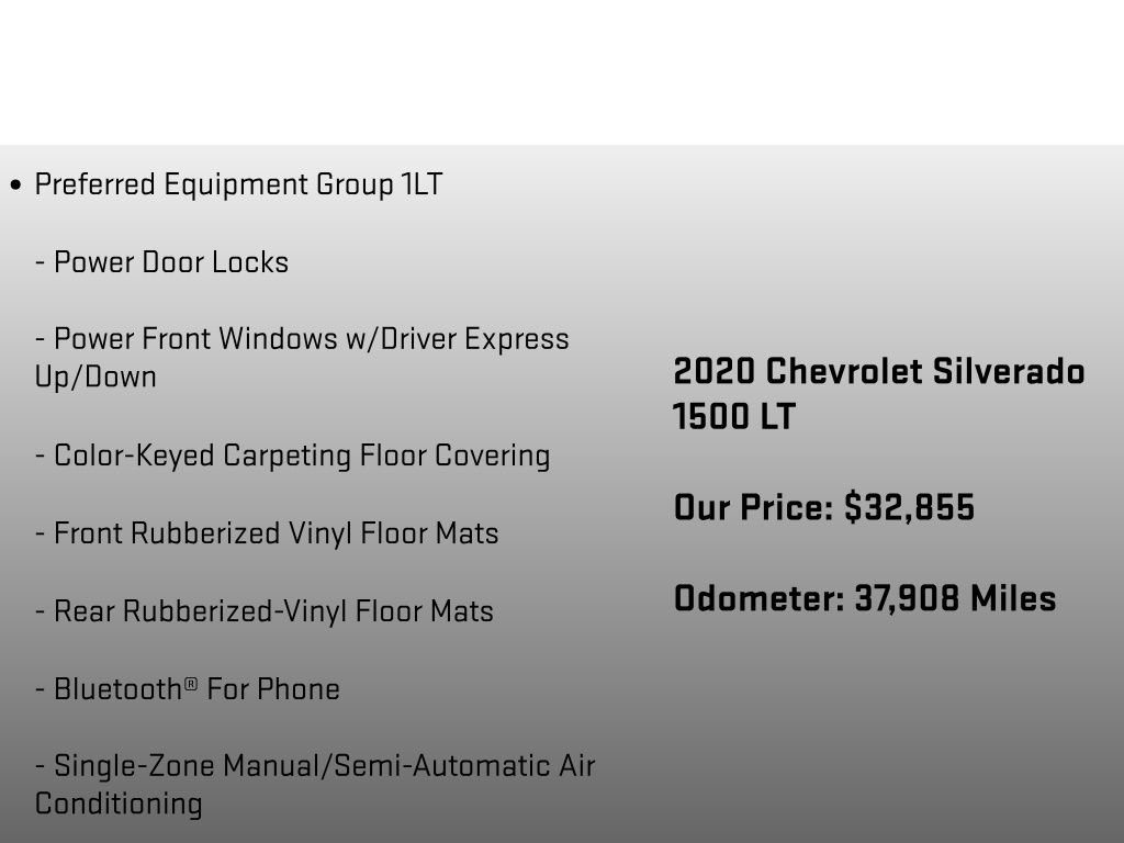 Used 2020 Chevrolet Silverado 1500 LT w/ Trailering Package AWD/4WD image 12