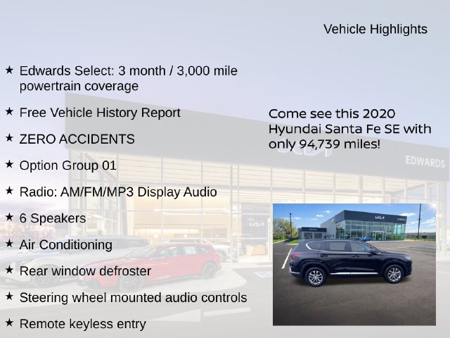 Used 2020 Hyundai Santa Fe SE AWD/4WD image 8