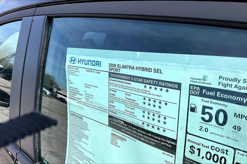 New 2026 Hyundai Elantra SEL FWD image 14