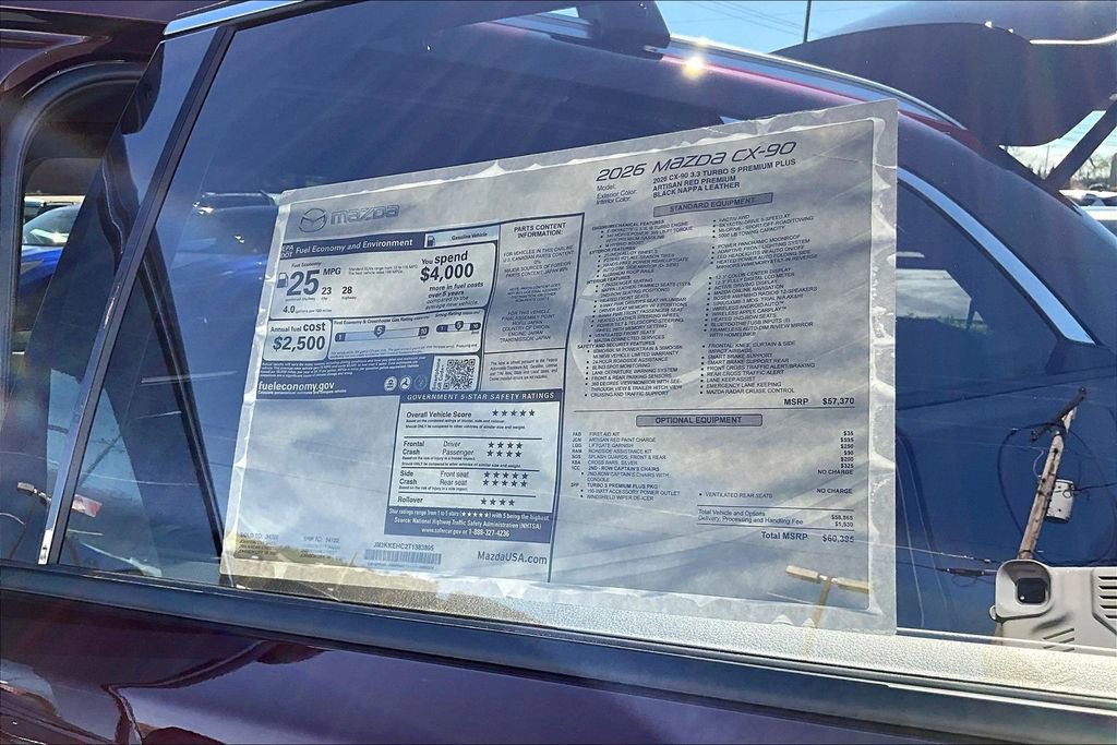 New 2026 MAZDA CX-90 3.3 Turbo S w/ Premium Plus image 25