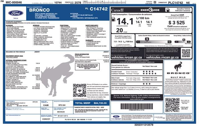 Used 2023 Ford Bronco Wildtrak image 41