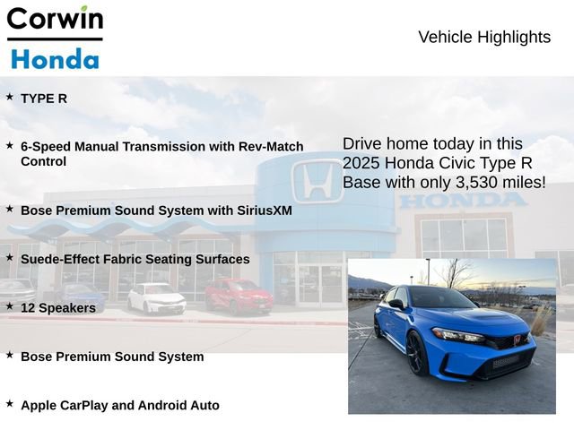 Used 2025 Honda Civic Type R image 6