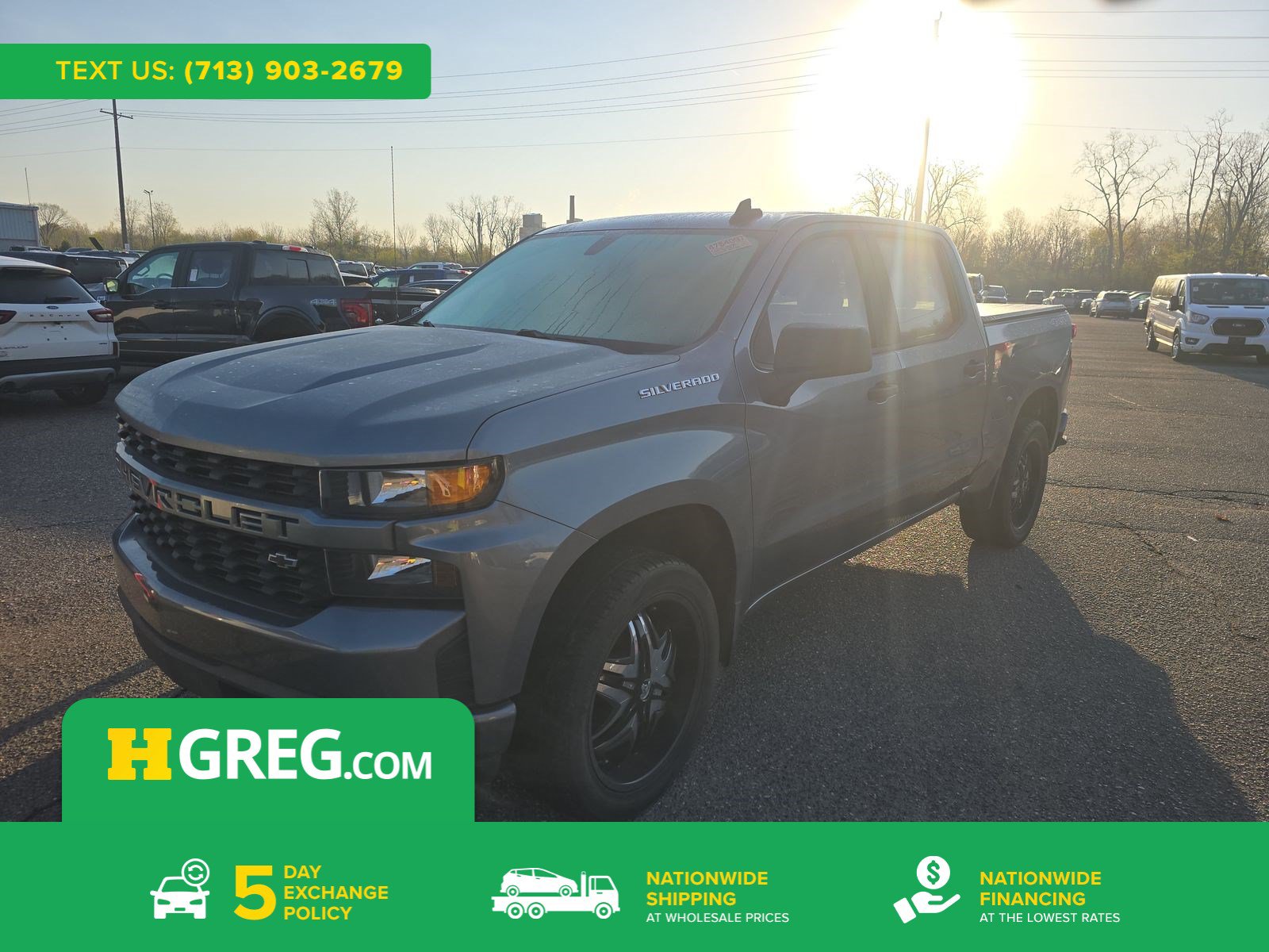Used 2021 Chevrolet Silverado 1500 Custom AWD/4WD image 1