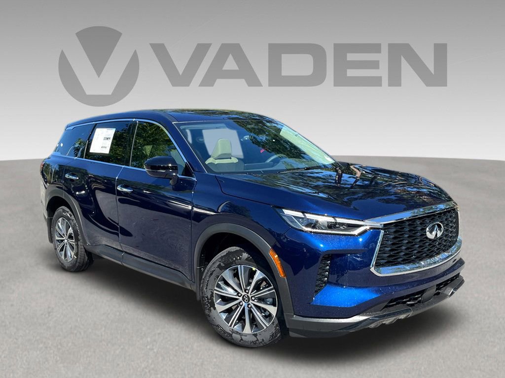 Certified 2025 INFINITI QX60 Pure w/ Cargo Package FWD image 1