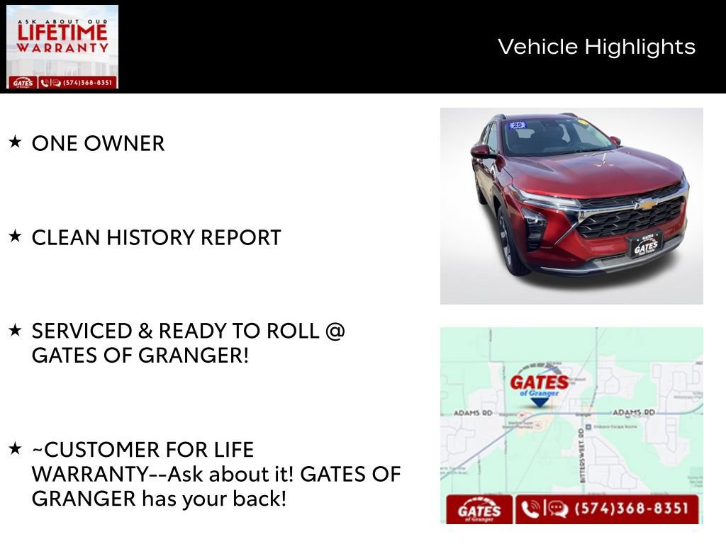 Used 2025 Chevrolet Trax LT w/ LT Convenience Package FWD image 7