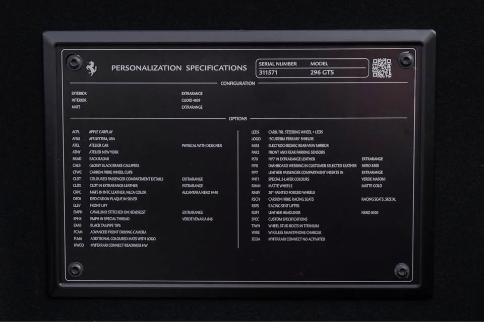Used 2024 Ferrari 296 GTS image 9