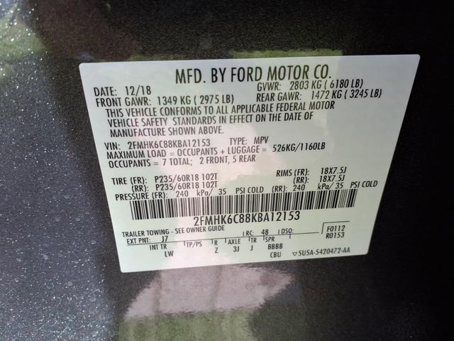 Used 2019 Ford Flex SEL w/ Equipment Group 202A AWD/4WD image 19