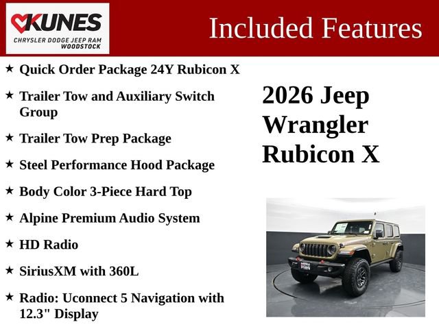New 2026 Jeep Wrangler Unlimited Rubicon image 3