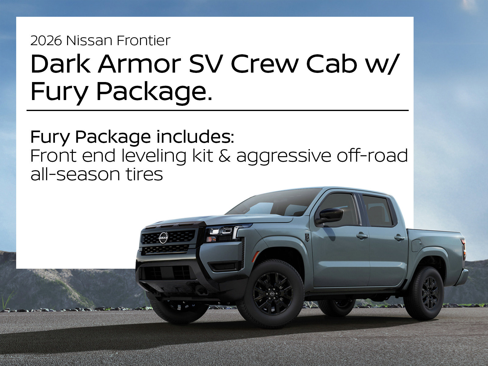 New 2026 Nissan Frontier SV w/ SV Convenience Package image 2