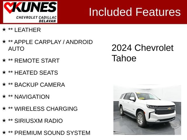 Used 2024 Chevrolet Tahoe LT AWD/4WD image 3