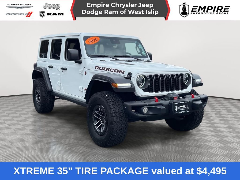 Used 2025 Jeep Wrangler Unlimited Rubicon w/ XTREMEE 35" Tire Package