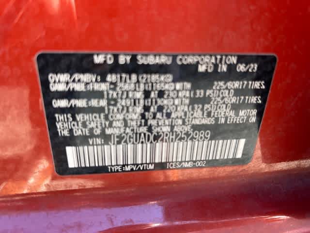 Certified 2024 Subaru Crosstrek 2.0i Premium AWD/4WD image 16