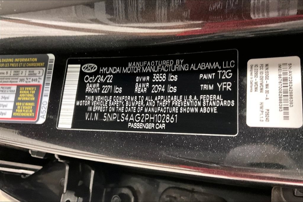 Used 2023 Hyundai Elantra SEL w/ Convenience Package FWD image 38