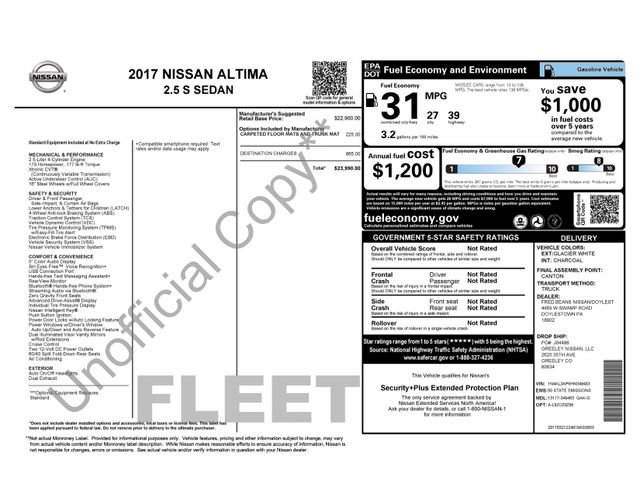 Used 2017 Nissan Altima 2.5 S FWD image 4