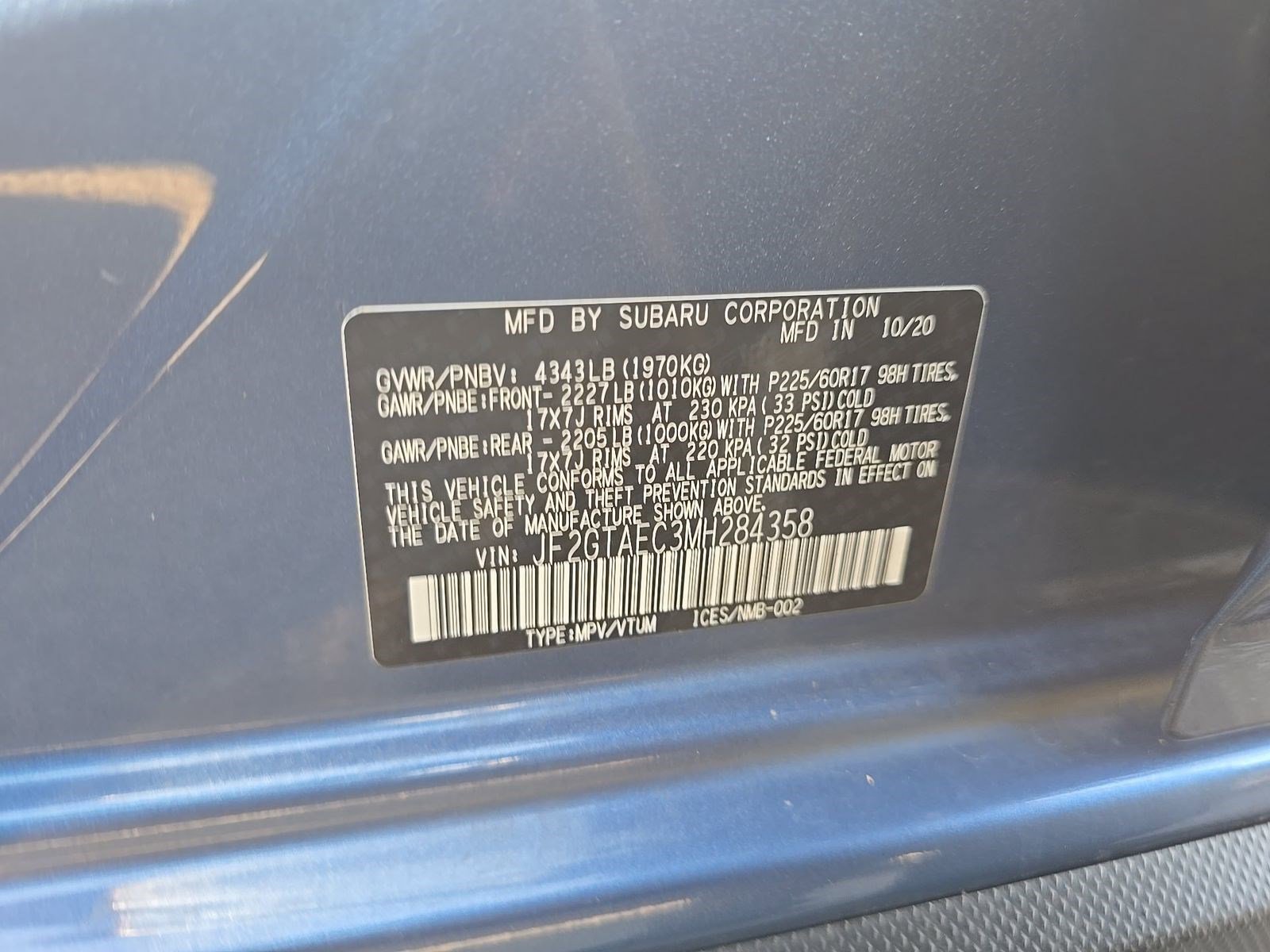 Used 2021 Subaru Crosstrek 2.0i Premium w/ Moonroof Package AWD/4WD image 20