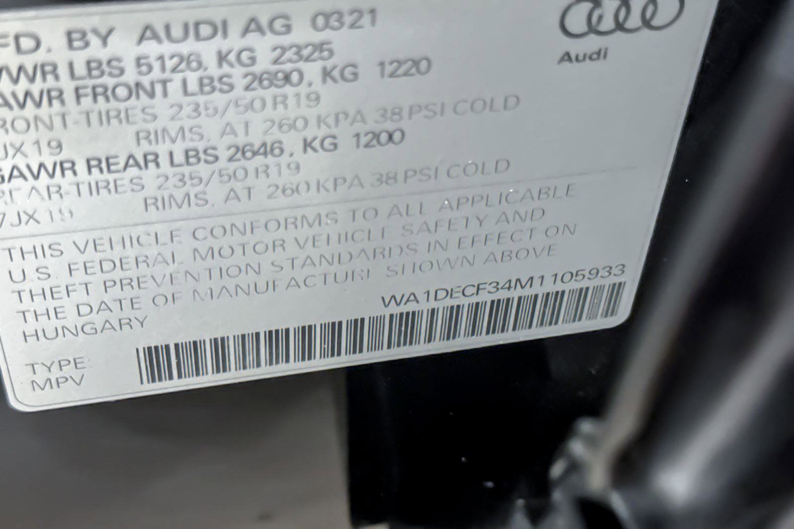 Used 2021 Audi Q3 2.0T Premium w/ Convenience Package image 27