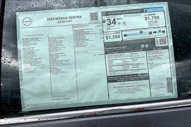 Used 2025 Nissan Sentra SV w/ All-Weather Package image 26