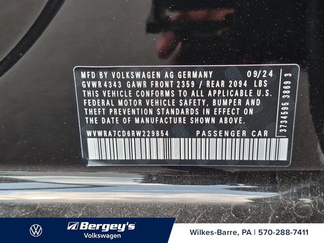 Certified 2024 Volkswagen GTI SE FWD image 31